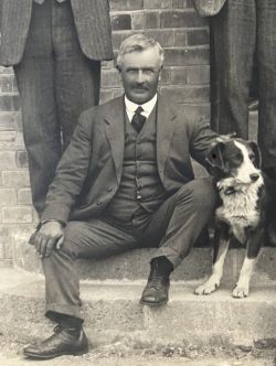 Councillor and dog - 1917