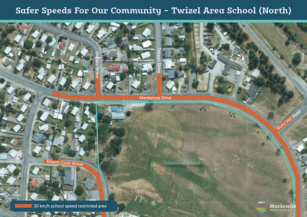 Speed restrictions - Twizel Area School (North) 