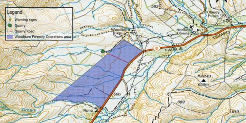 Wallaby Control at Woodburn Plantation - Burkes Pass - August 2024