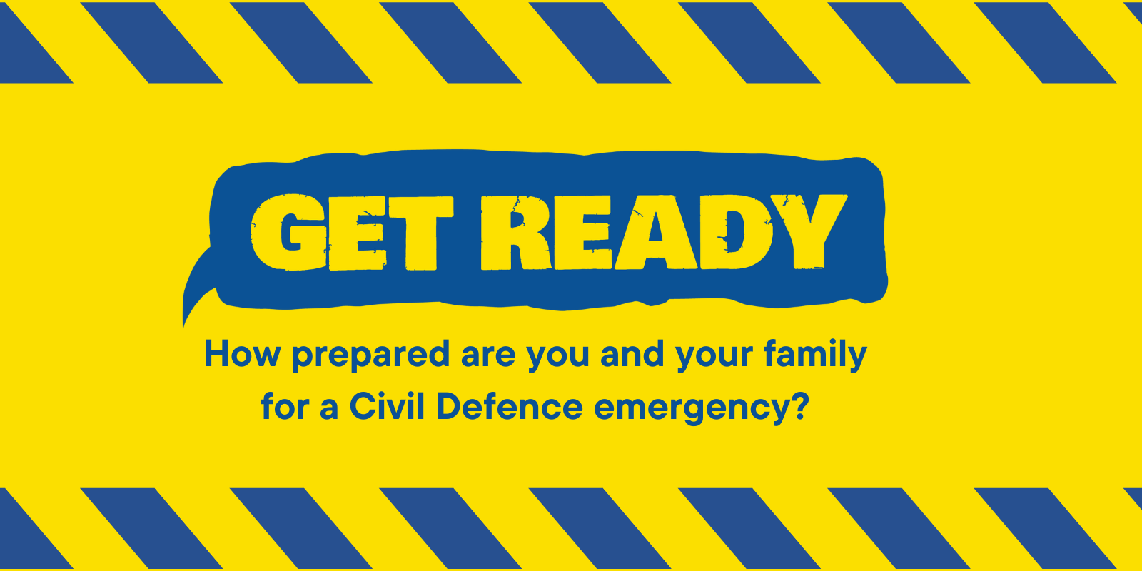 Civil Defence Emergency preparedness banner image