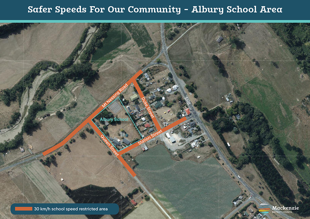 Speed restrictions - Albury School Area